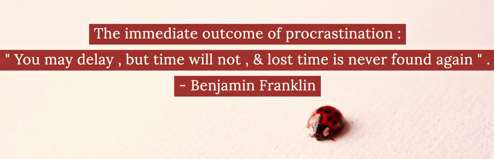 Procrastination - Irrational behavior or just a delay ?